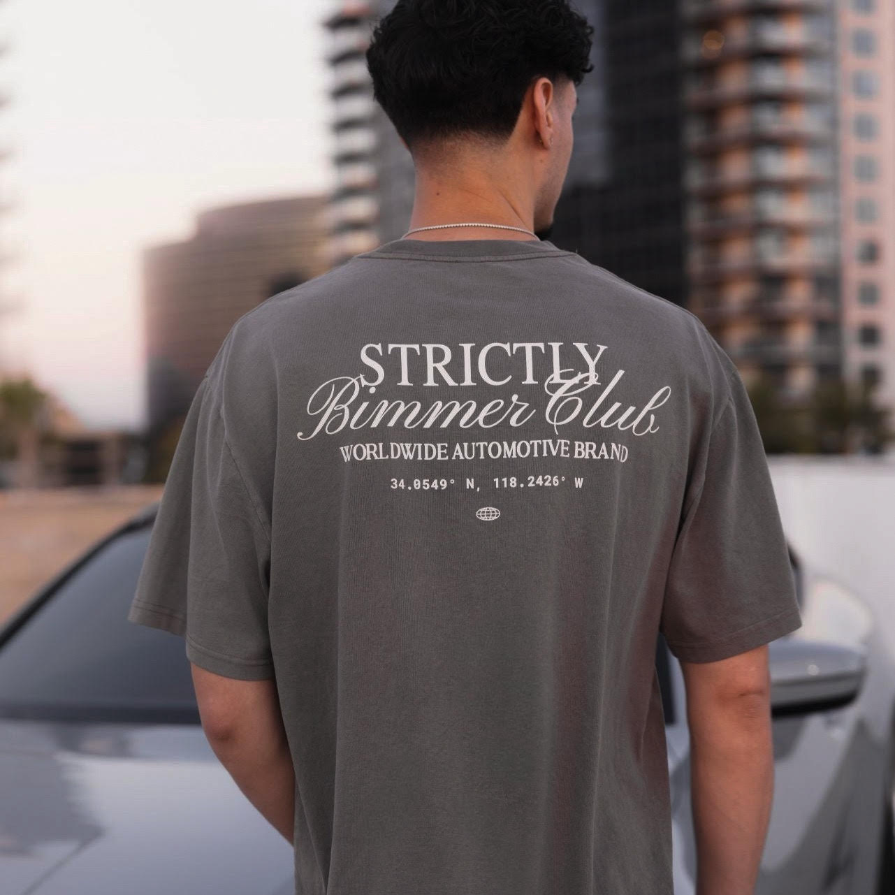 Cursive Tee (Faded Gray)