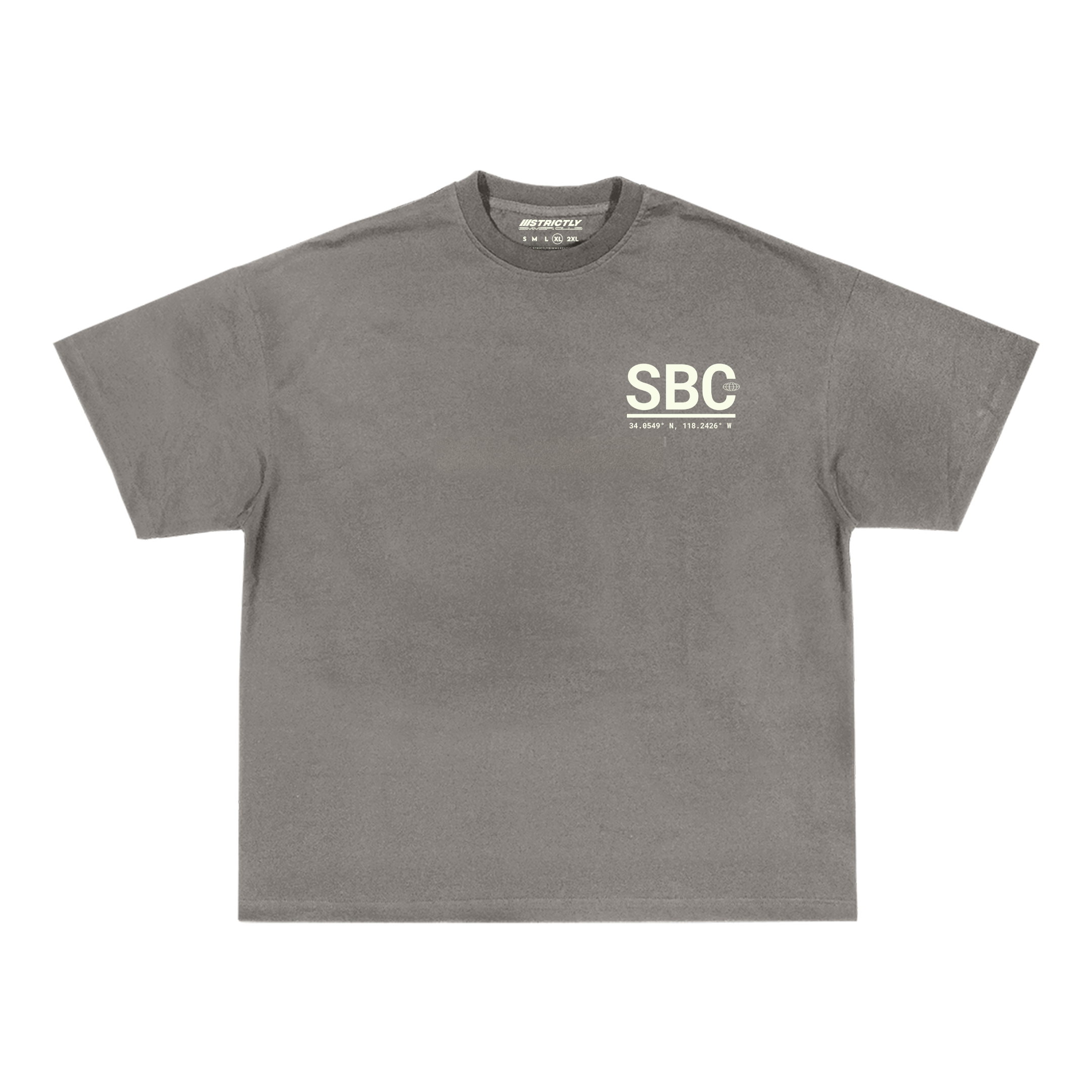 Cursive Tee (Faded Gray)