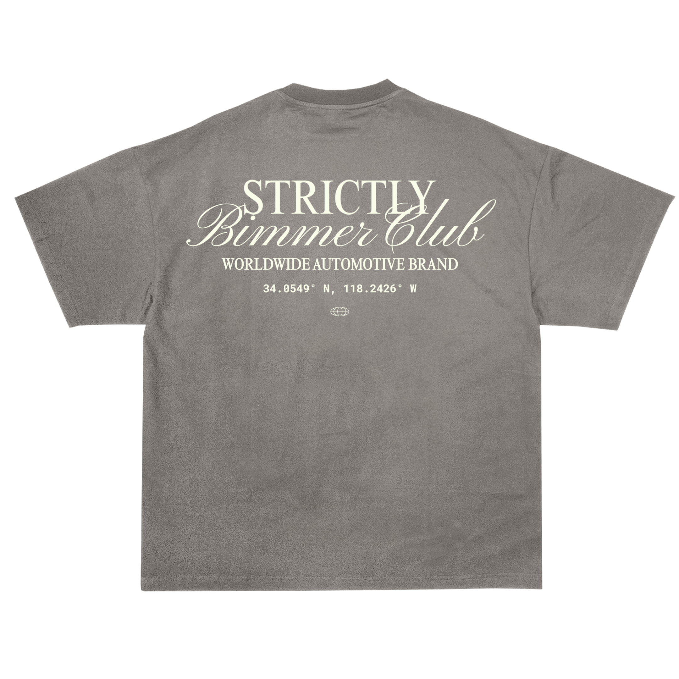 Cursive Tee (Faded Gray)